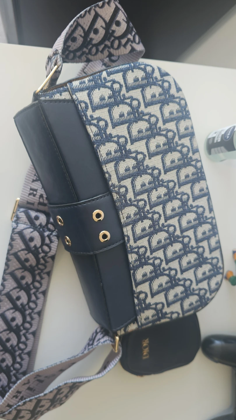 Dior Oblique Shoulder Bag with Detachable Pouch - photo 2