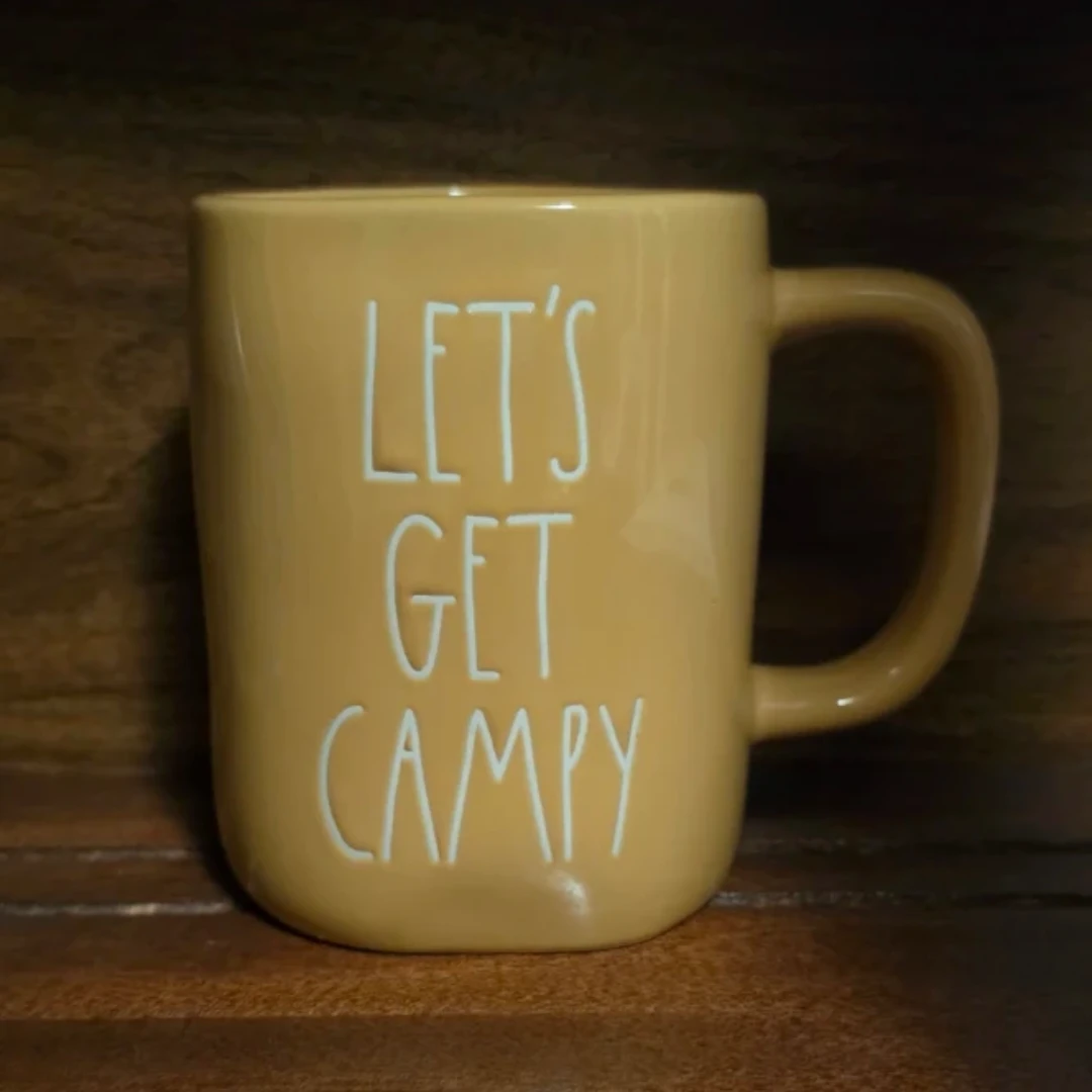 Rae Dunn Let's Get Campy Mug