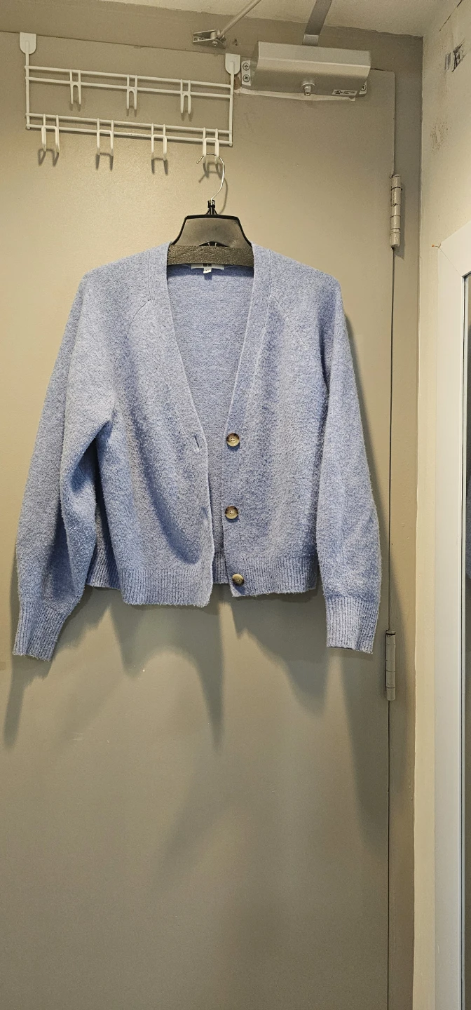 Uniqlo blue knit cardigan - photo 3