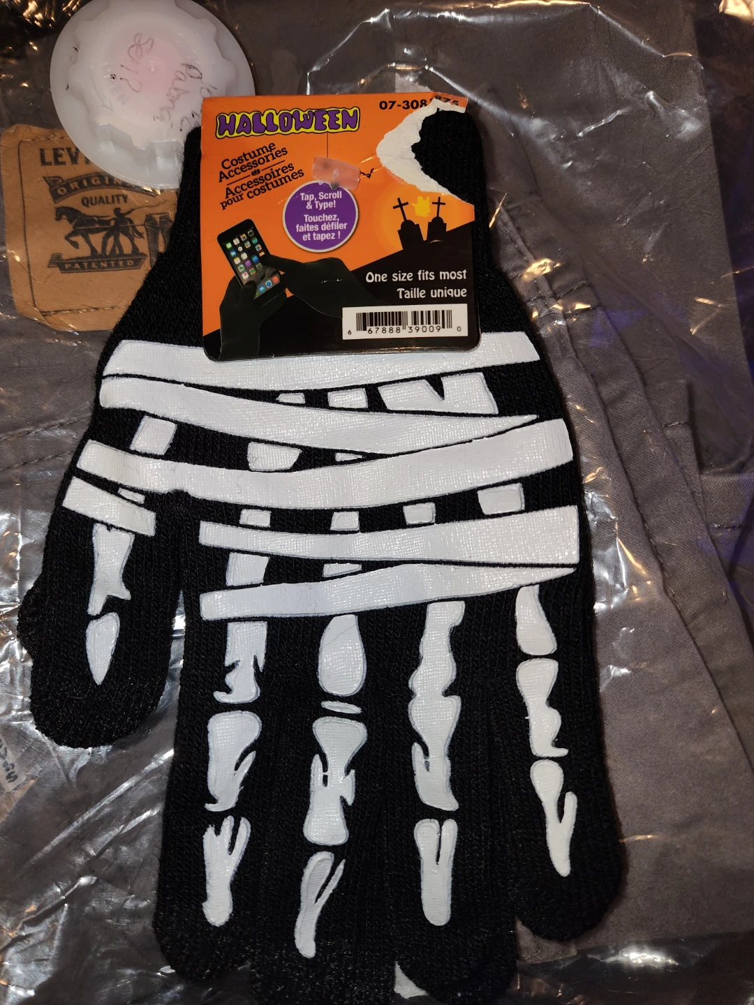 Joe Fresh Kids Skeleton Halloween PJ Costume Sizes 10-12/14-16 - photo 2