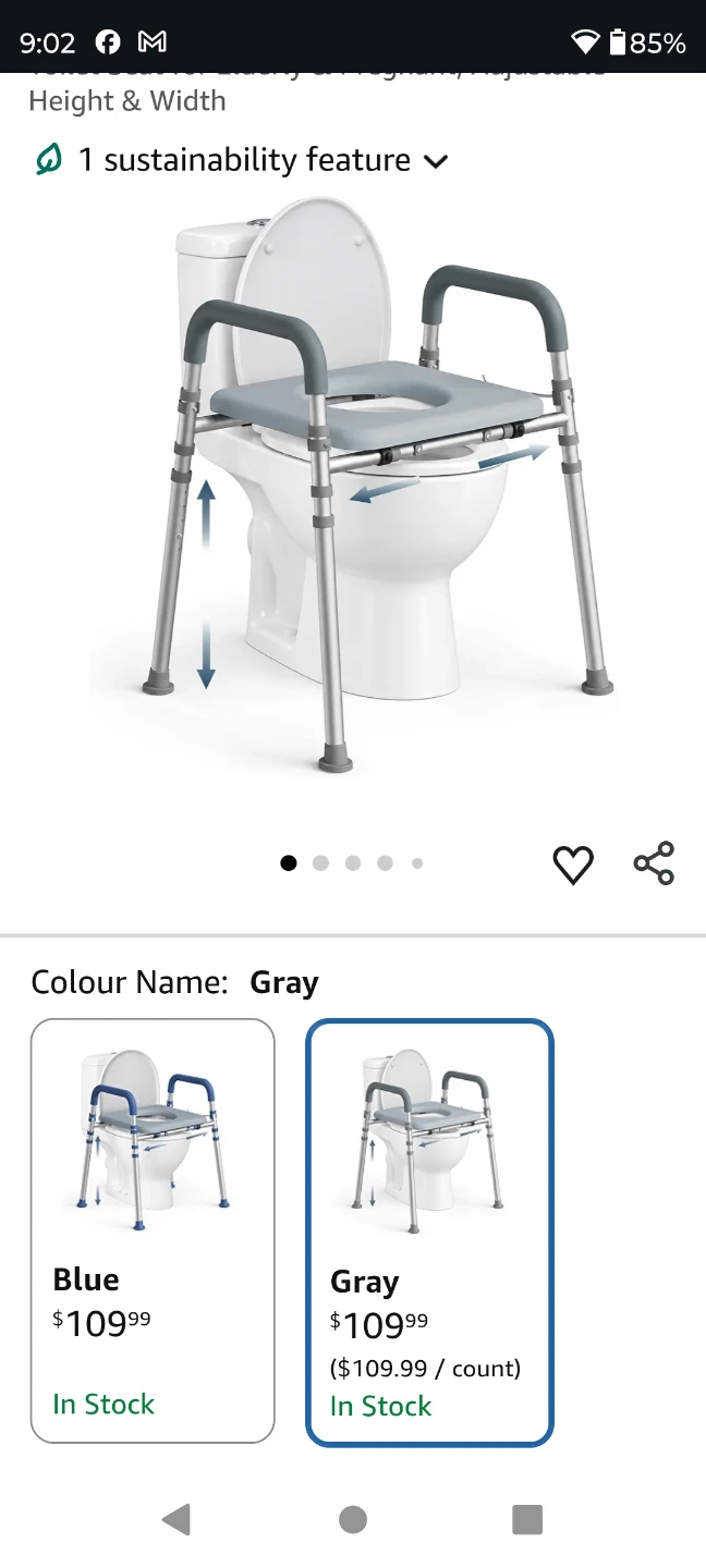 NEW  TOILET SEAT RISER , 350 LB CAPACITY  IN BOX - photo 4