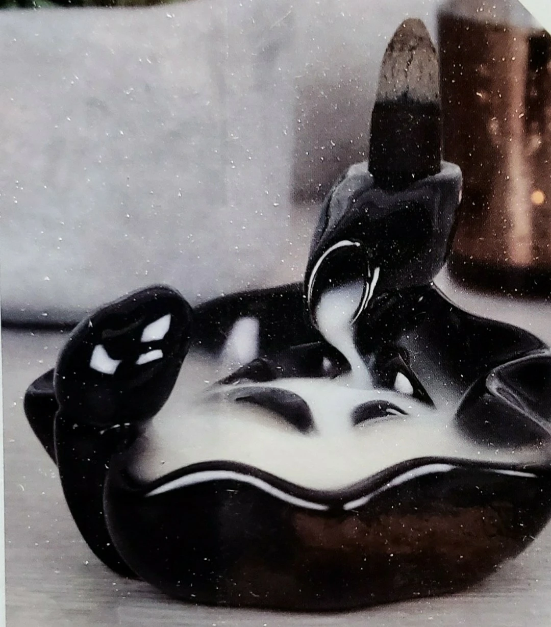 New. Ceramic Incense Backflow Burner