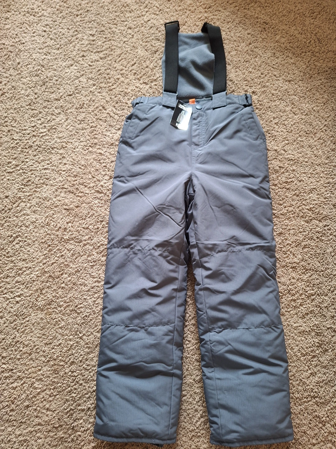 The Children's Place Slate Snow Overalls Size 10