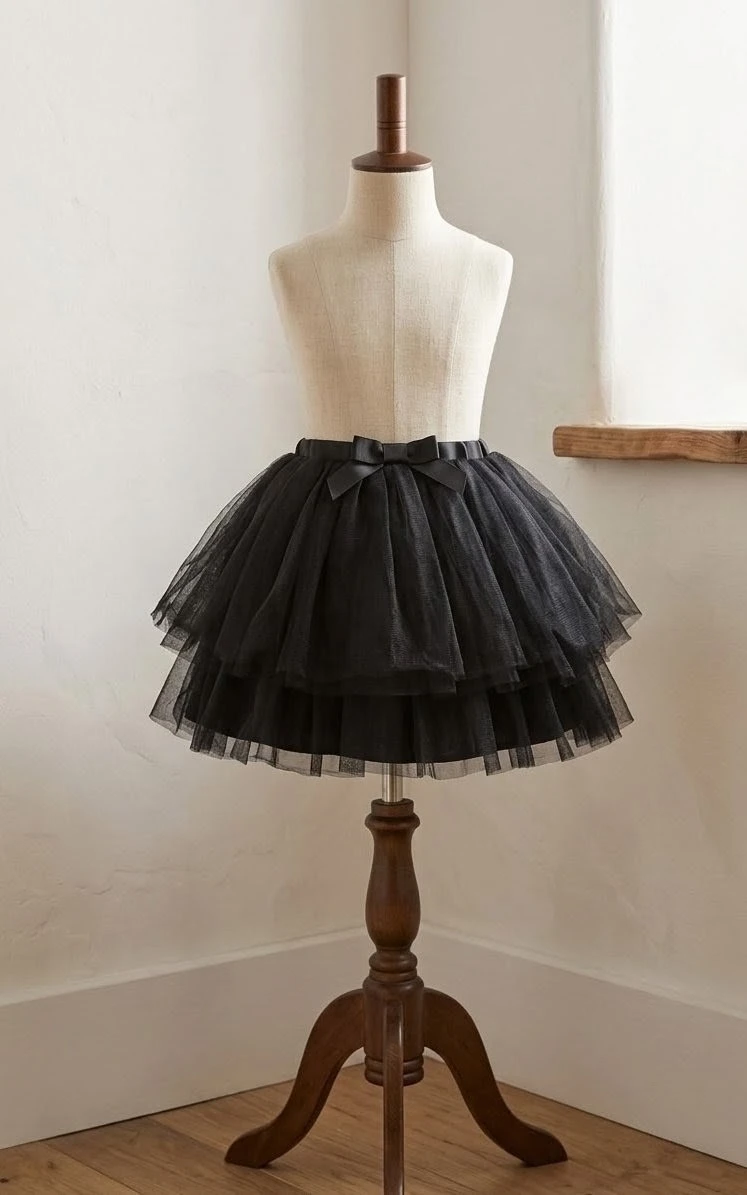 Black Tulle Skirt