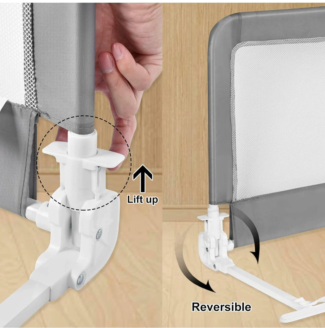 LIVINGbasics Grey Bed Rail for Toddlers - photo 4