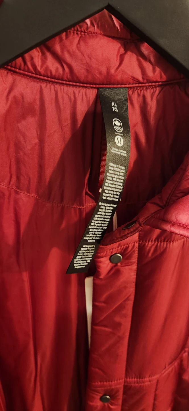 Lululemon Women's Nylon Taffeta Insulated Shacket - XL - photo 2