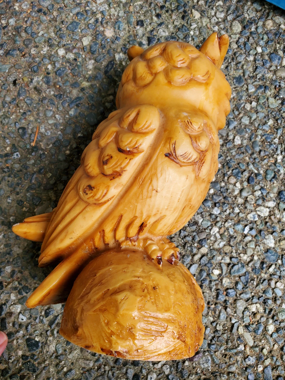 Carved  Resin  Owl Figurine - photo 5
