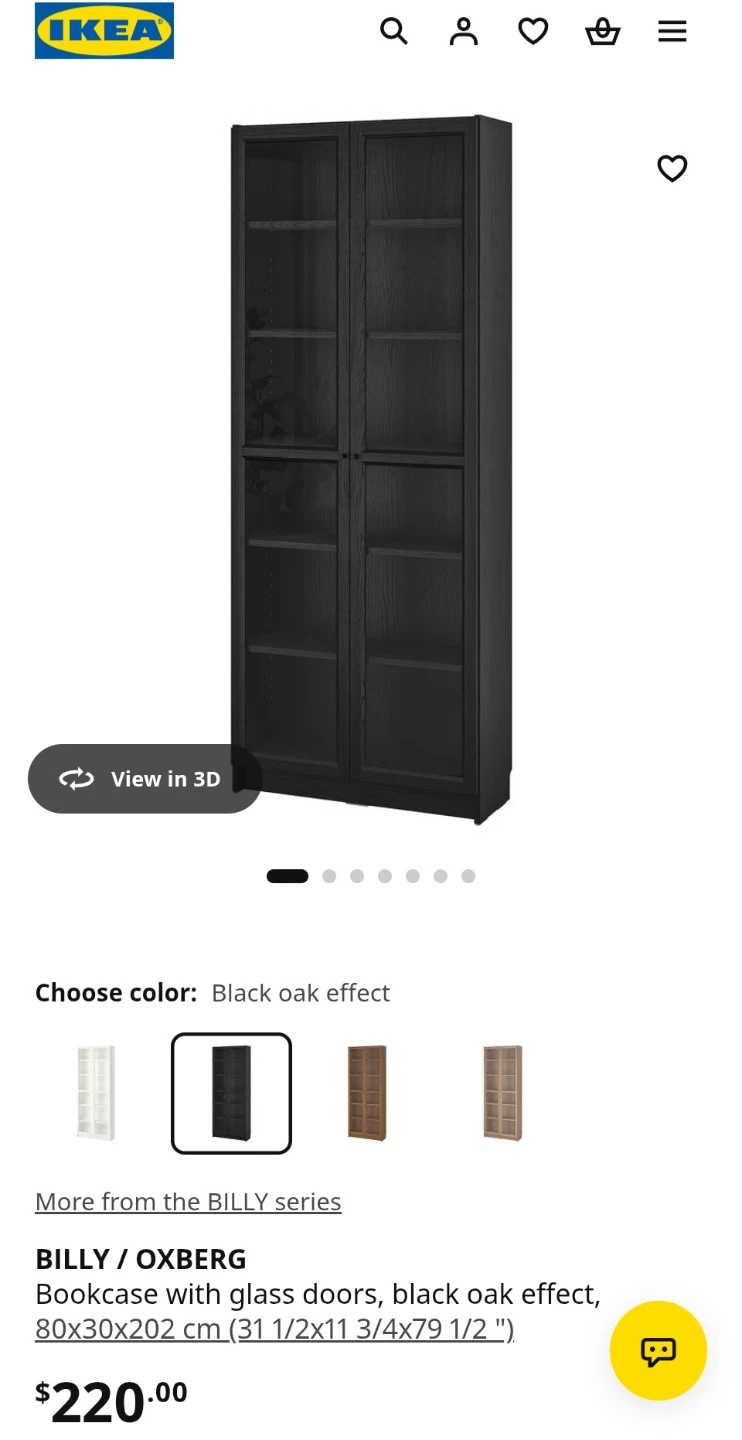 2 Ikea billy bookcases with glass doors + 2 Lack shelves - photo 2
