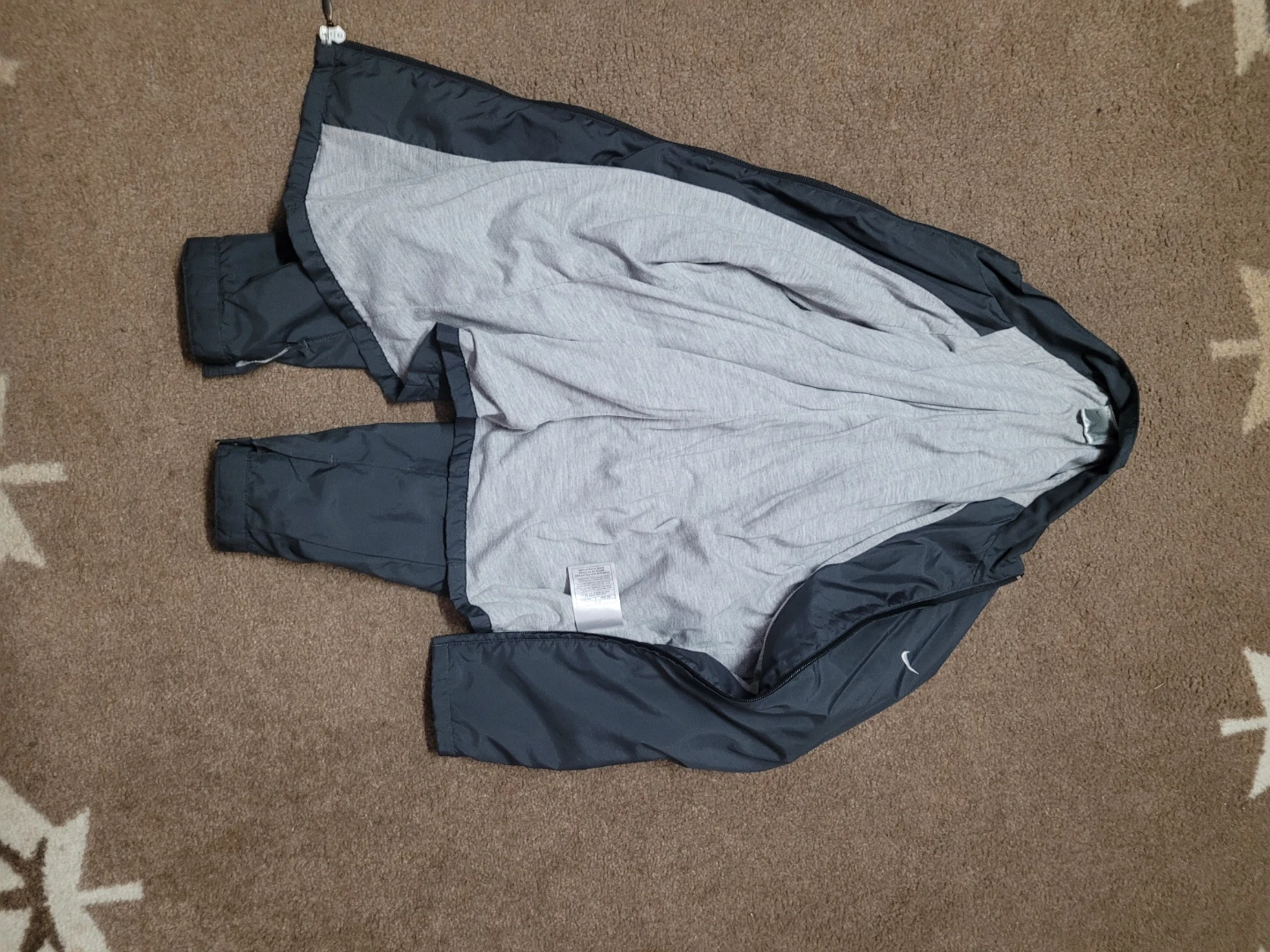 Nike Kids Full-Zip Jacket Grey - photo 3