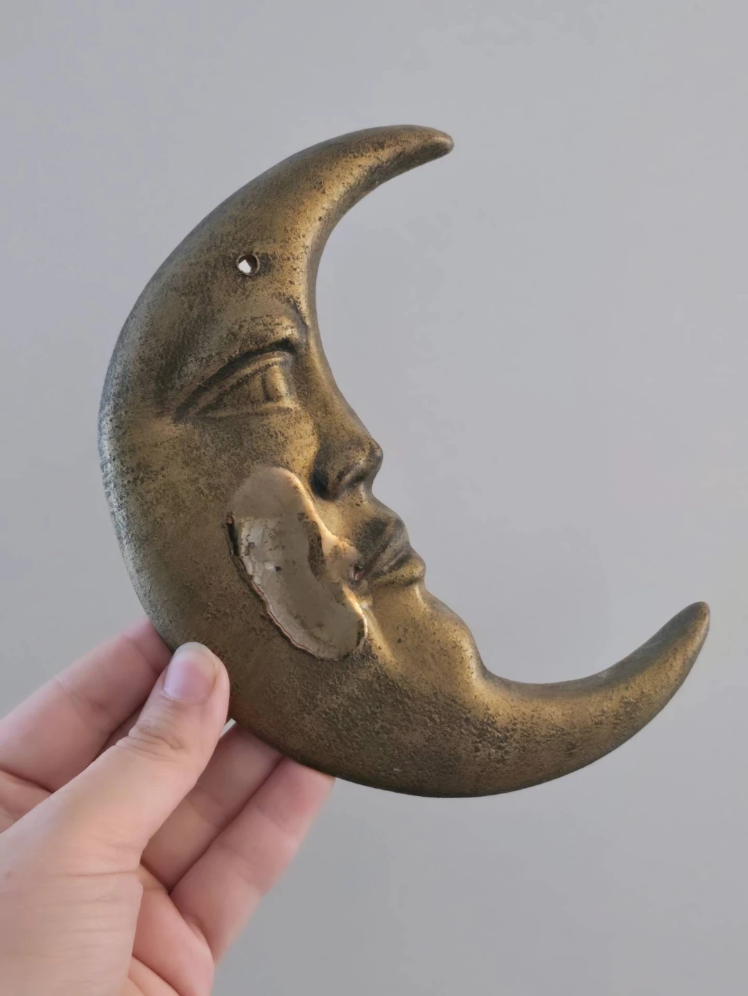 Clay Moon Wall Hanging - Cancun Mexico