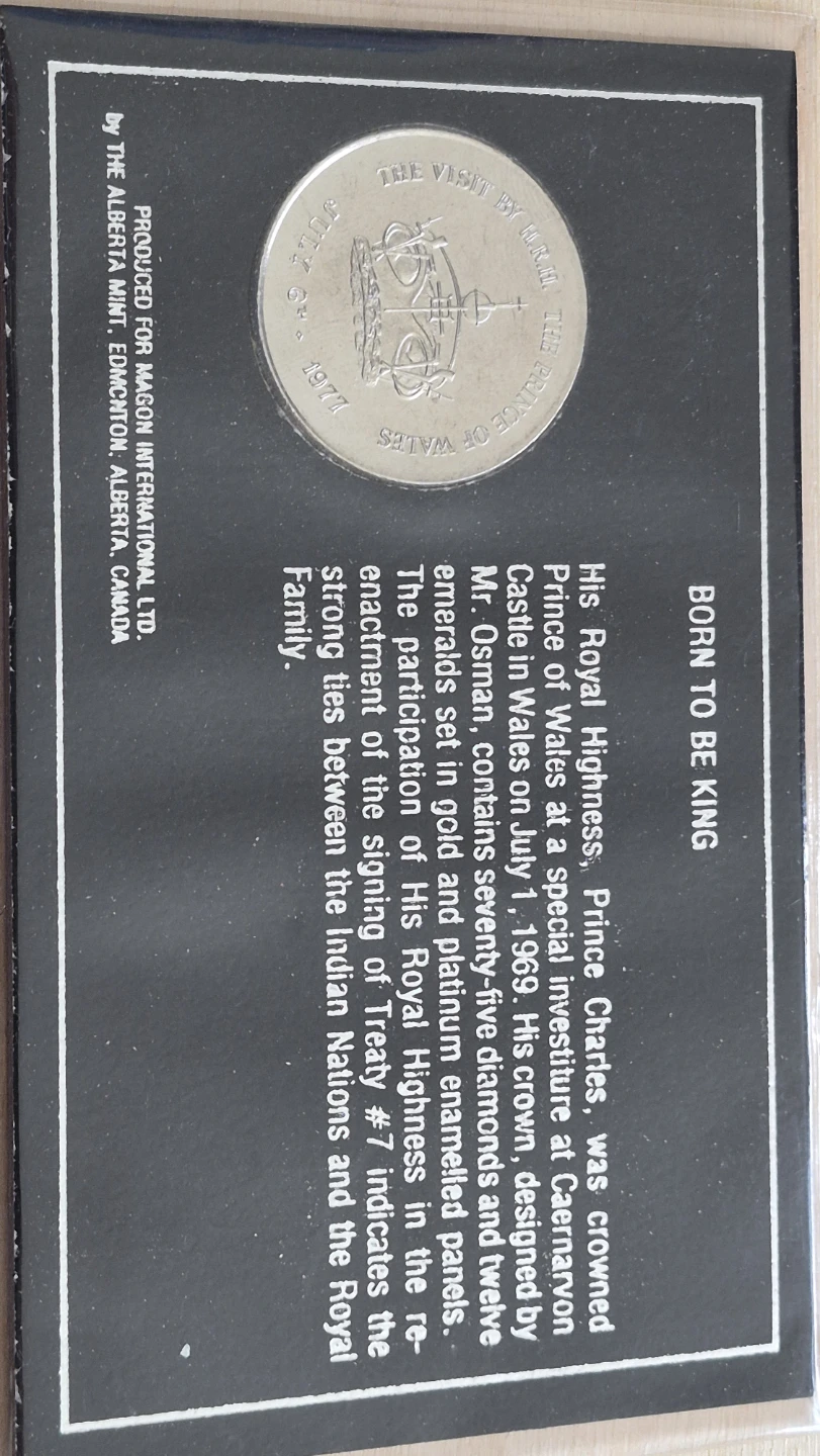 1977 Treaty #7 Commemorative Medallion Set - photo 4