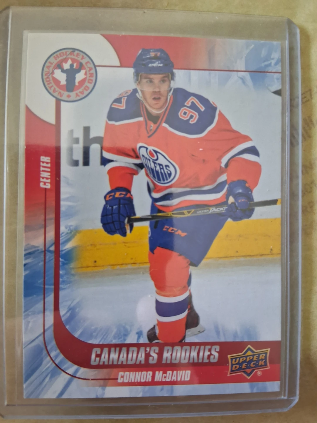 2016 Upper Deck Connor McDavid Canada's Rookies Card