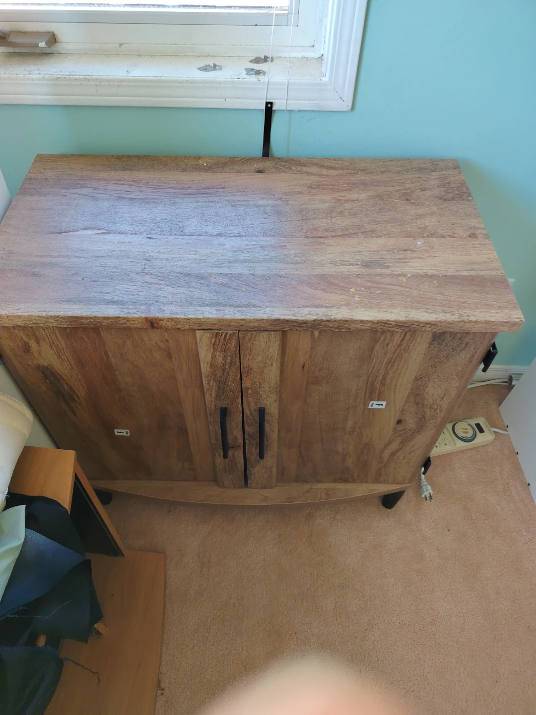 Solid Wood Storage Cabinet