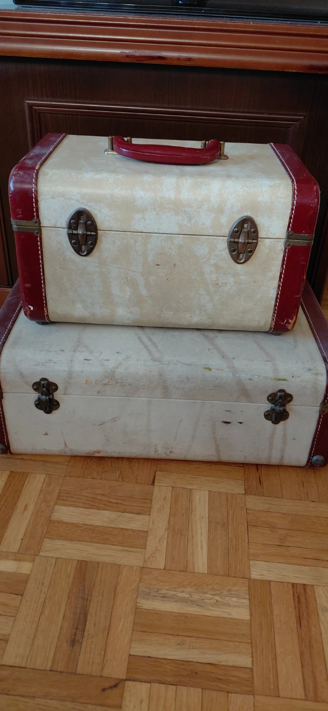 Vintage McBrine Baggage Suitcase Set (2 Pcs) - photo 4