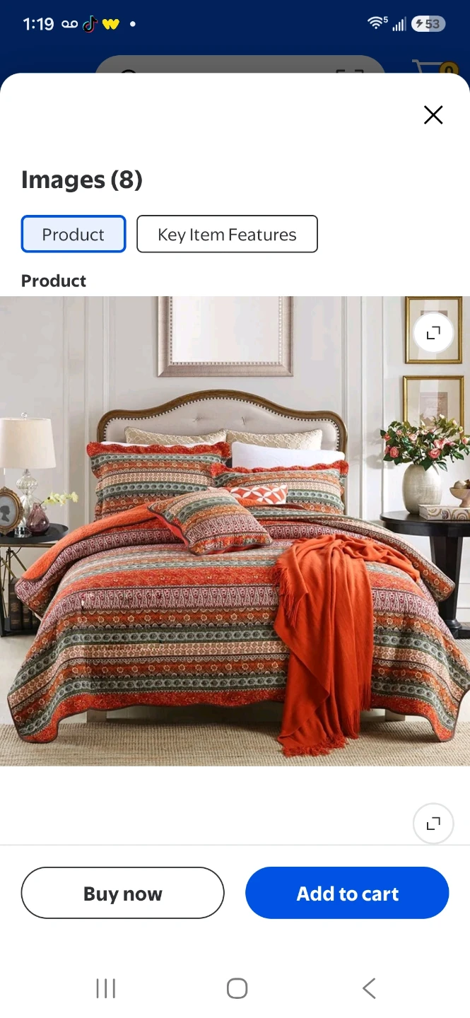 Bohemian Pattern Quilt Set