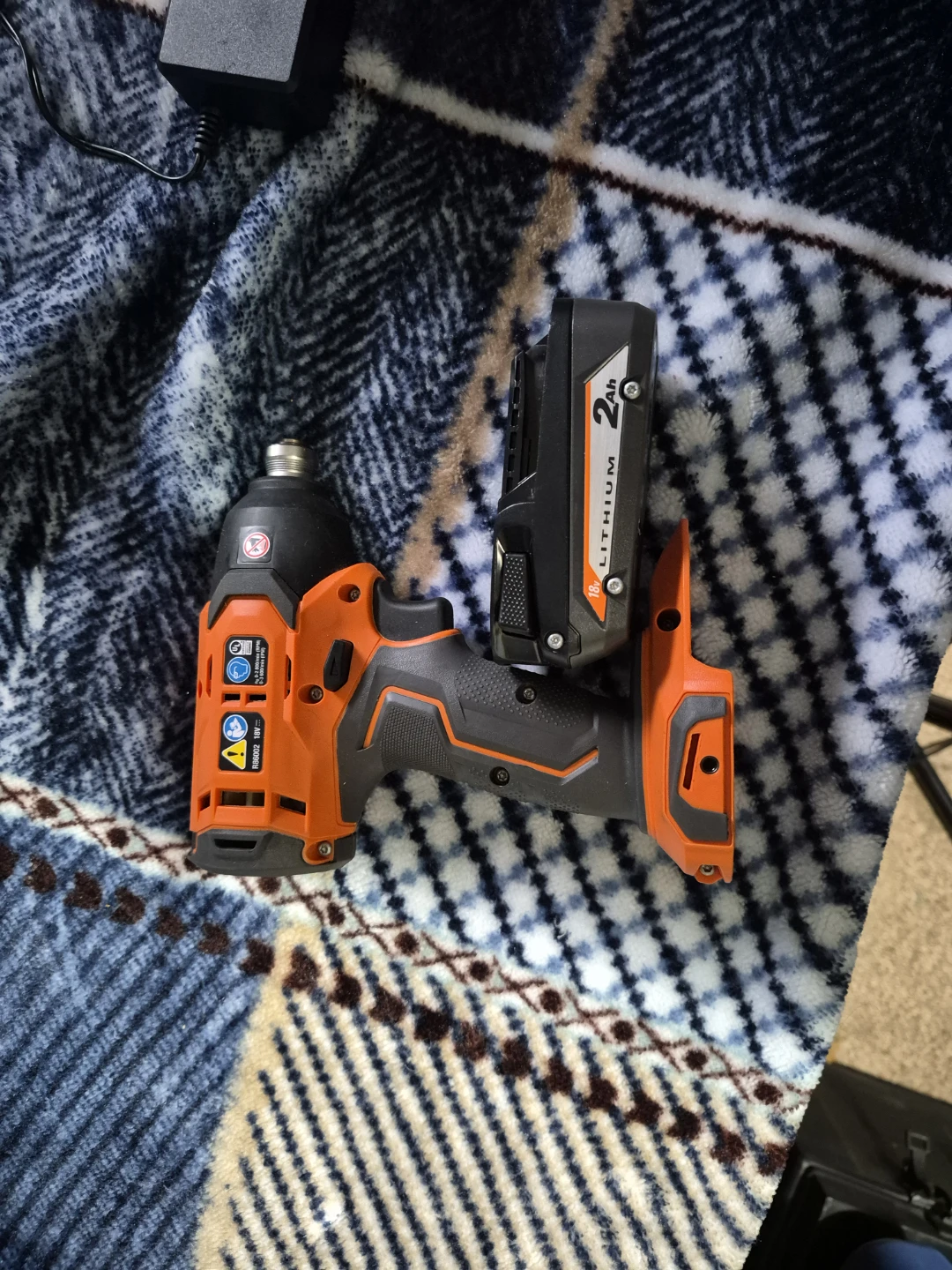 Ridgid 18V Impact Driver with 2Ah Battery and Charger - photo 3