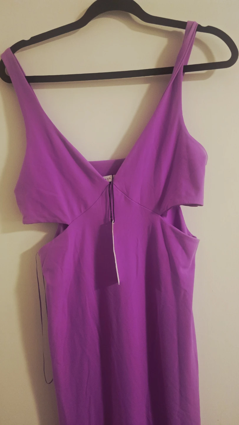 Susana Monaco cut-out purple dress - photo 3