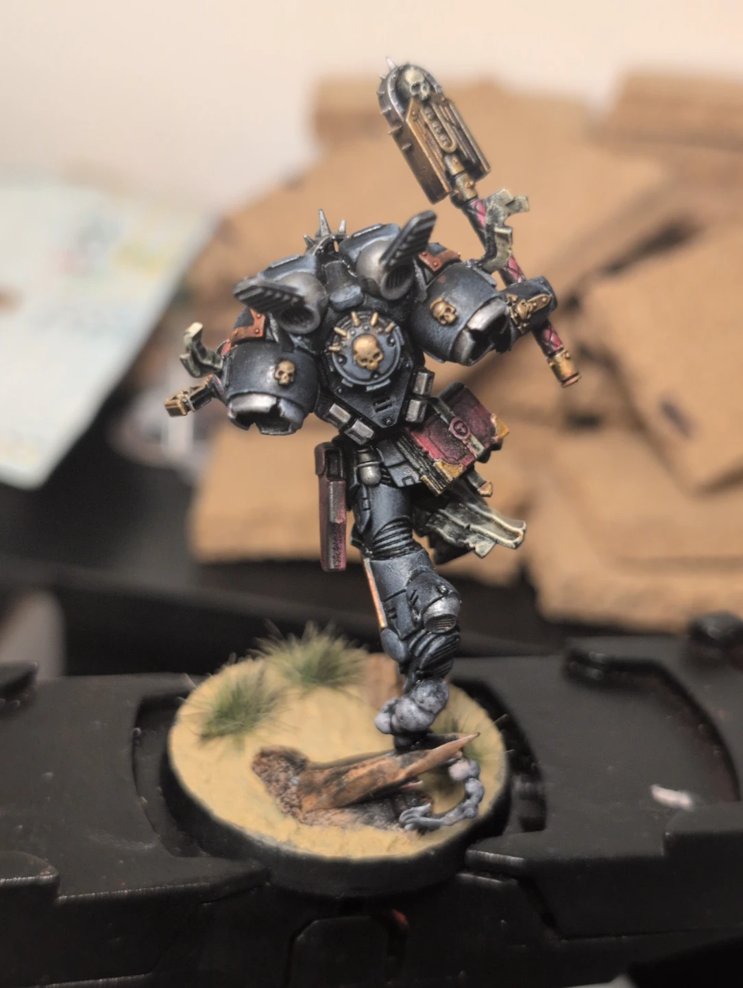 Blood Angels Chaplain w/ Jump Pack Armageddon 11th ed - photo 3