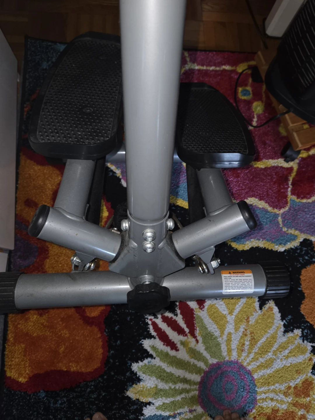 Sunny Adjustable Fitness Stepper with Handlebar