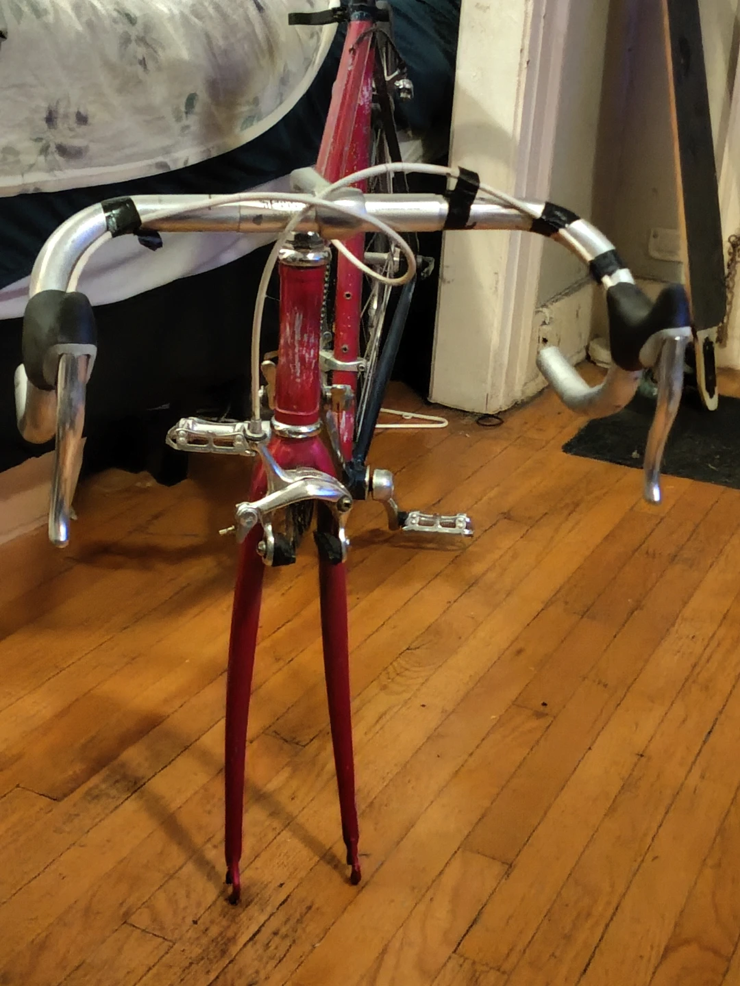 Vintage Road Bike Handlebars with Brake Levers - photo 2