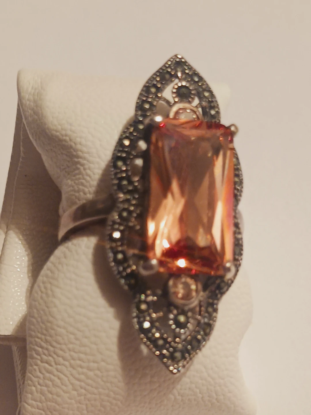 Art Deco Sterling Silver 925 Marcasite Ring. 9. - photo 2