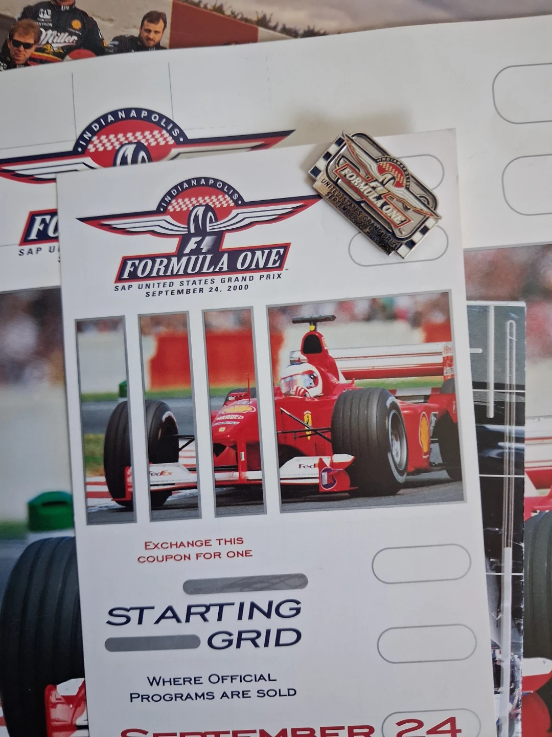 Vintage Auto Racing Programs and Formula One Pin - photo 3