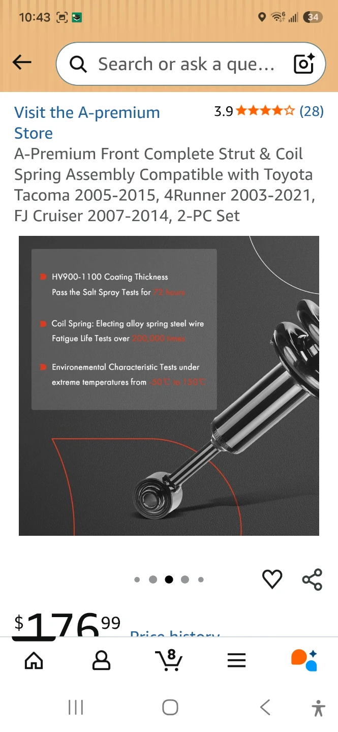 A-Premium Front Strut & Coil Spring Assembly, 2-PC Set - photo 4