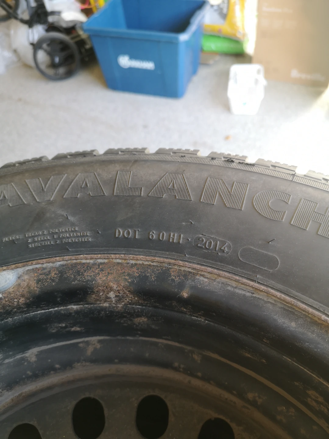 225/65R17 Winter Tires on Steel Rims - photo 4
