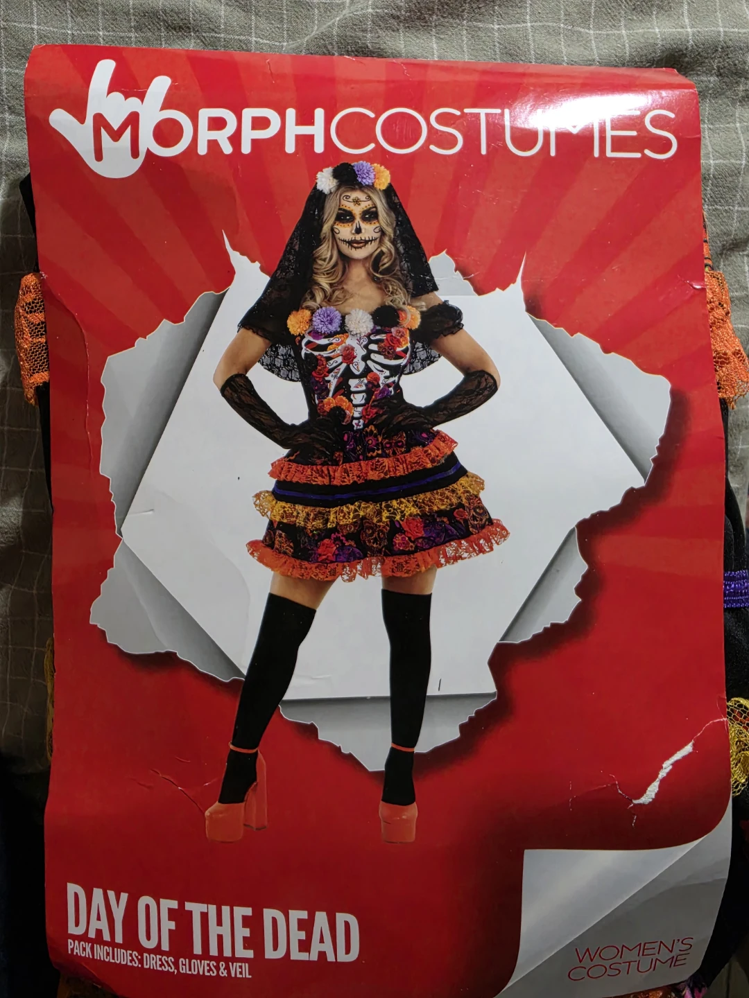 Day of The Dead Womens Costume