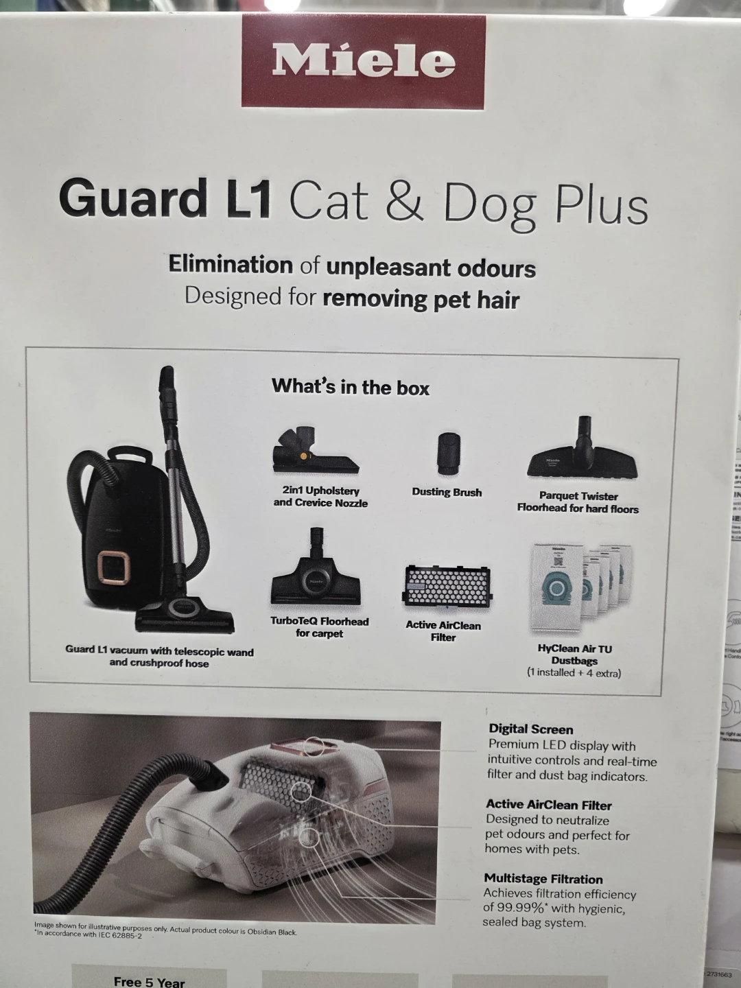 Miele Guard L1 Cat & Dog Plus Vacuum - photo 4