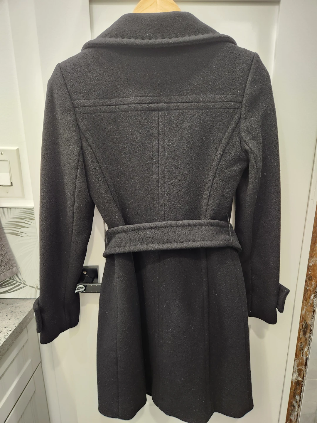 Babaton Black Wool Cashmere Blend Coat - photo 3