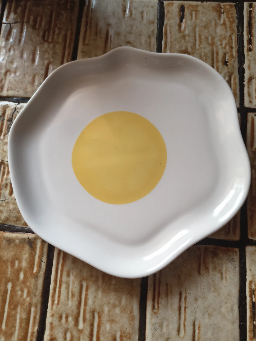 Ceramic Fried Egg Mug and Plate Set - photo 2