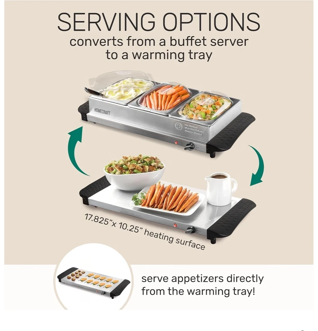 HomeStyles 4.2L Electric Buffet Server - photo 3