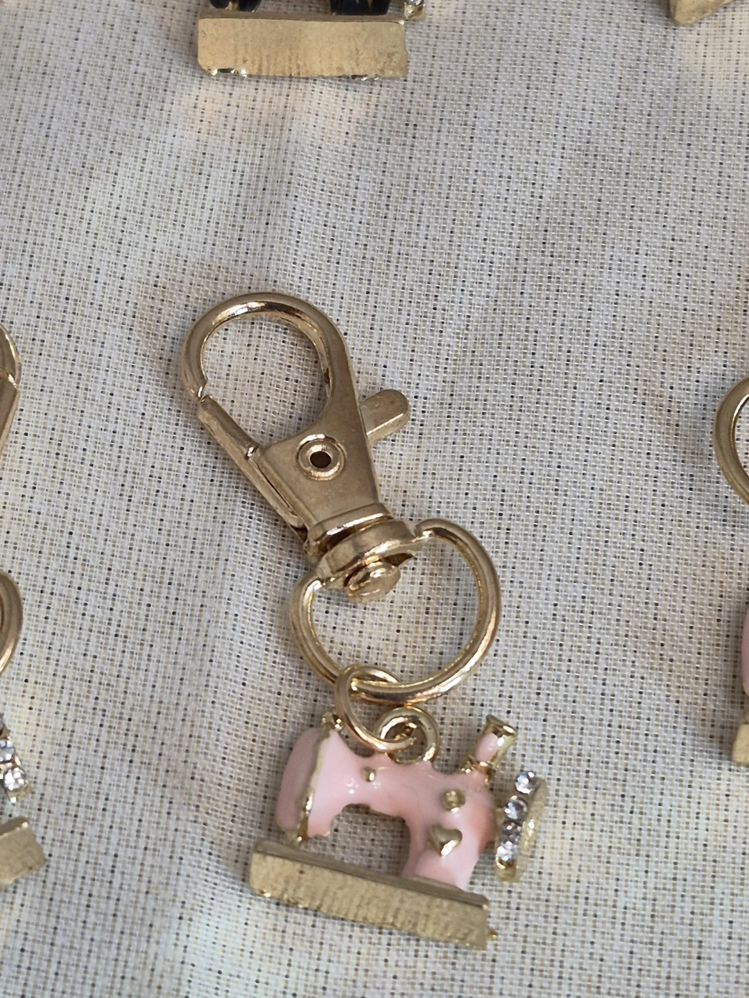 So Cute Sewing Machine Purse Phone Zipper Clip Charms - photo 4