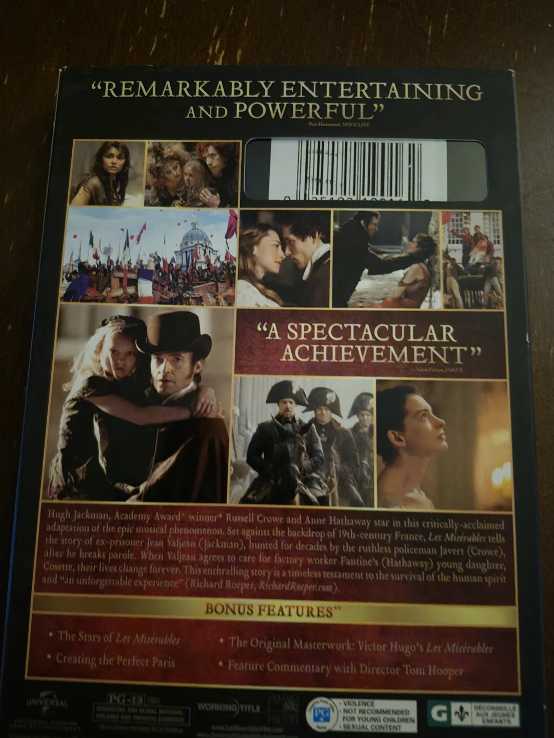 Les Miserables DVD - photo 2