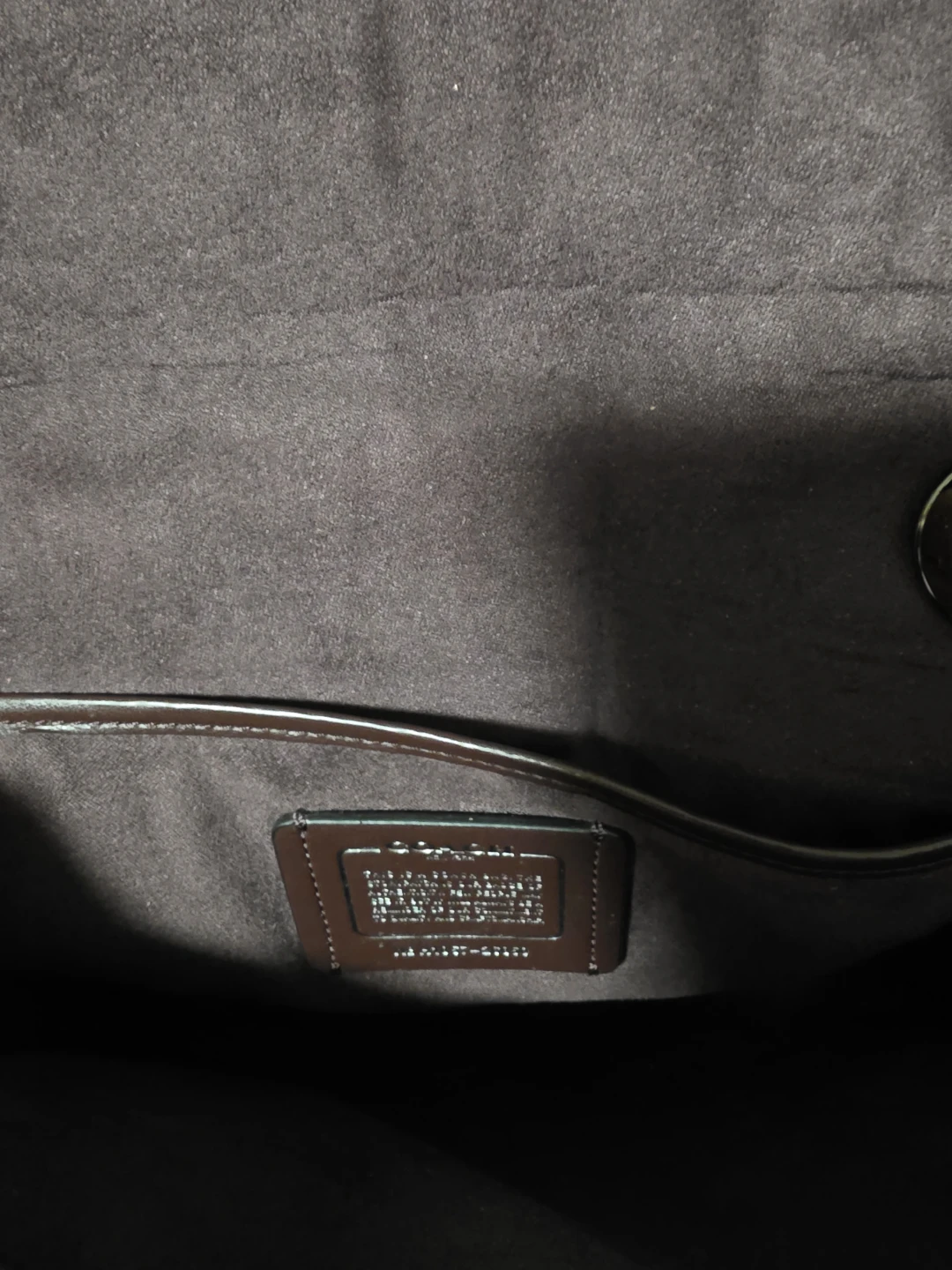 Coach Black Quilted Shoulder Bag