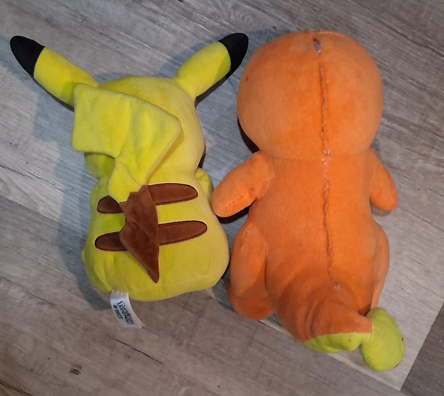 Set of 2 Pokemon Plush Toys Pikachu and Charmander - photo 2
