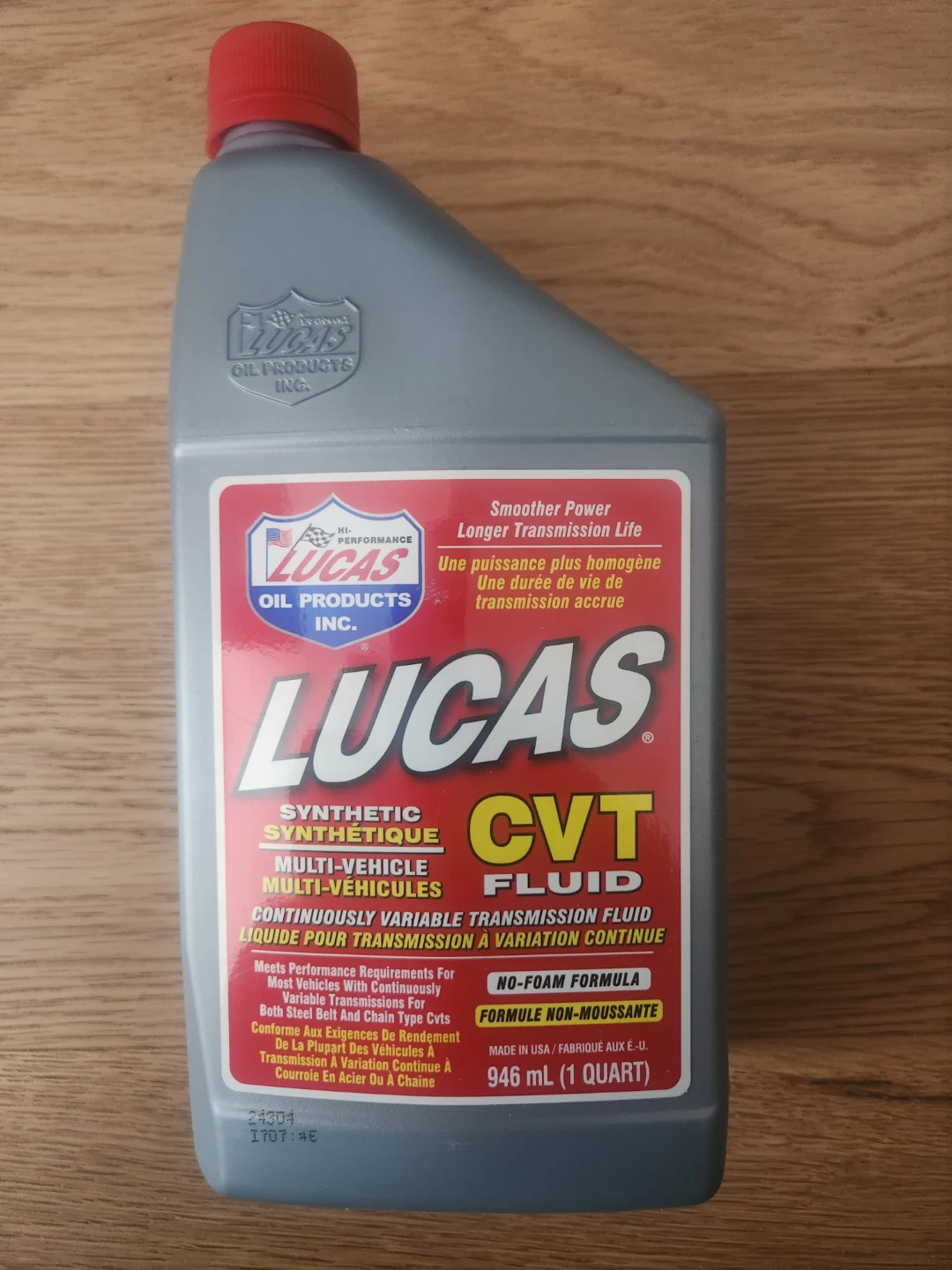 Lucas Synthetic CVT Transmission Fluid 946mL