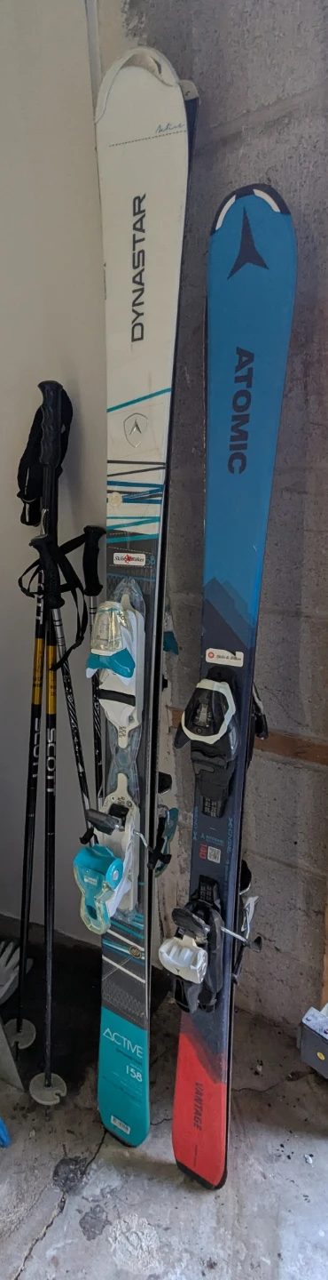 Dynastar and Atomic Skis with Scott Poles