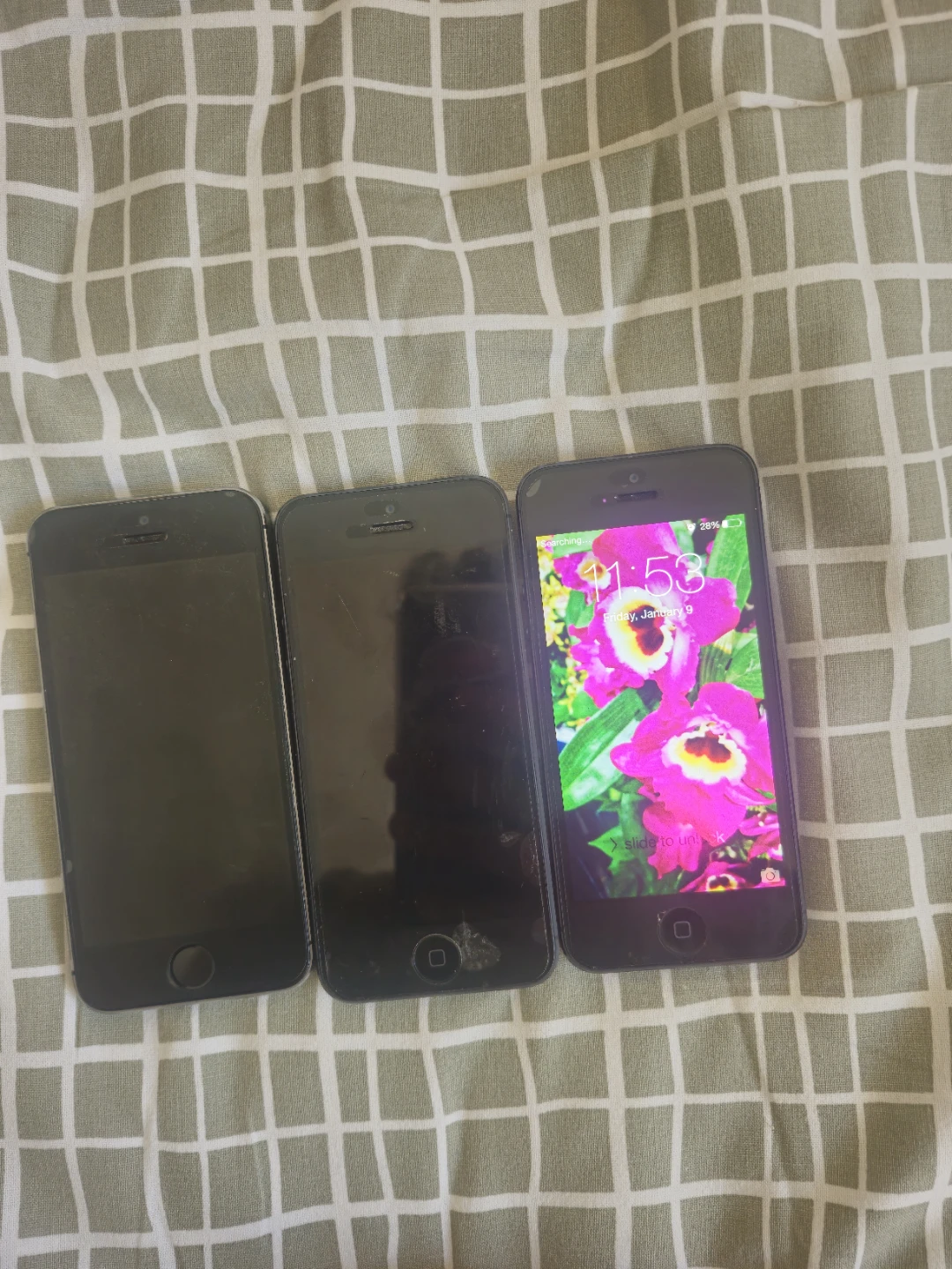 Three Apple iPhone 5S Units