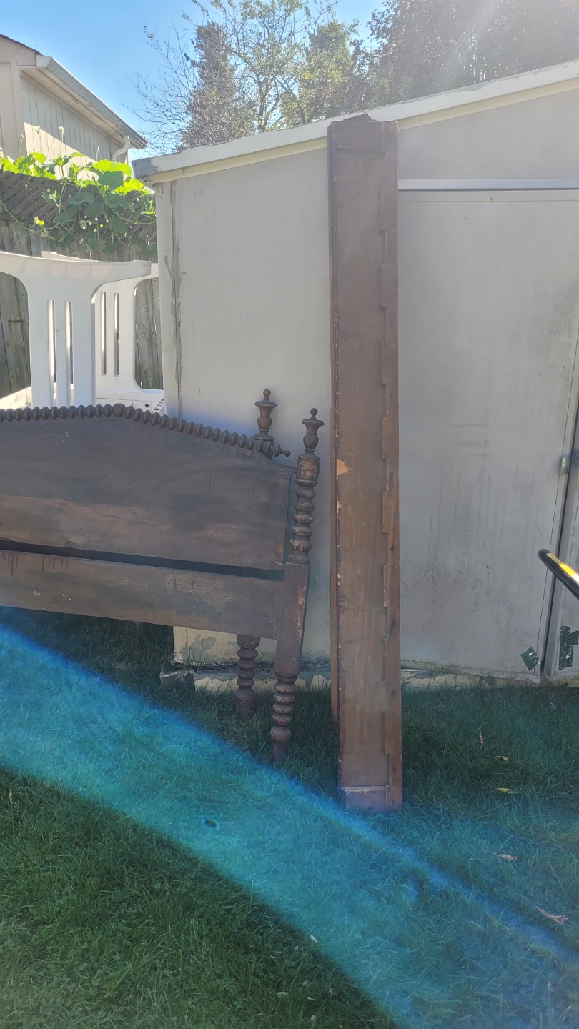 Antique single bed from england