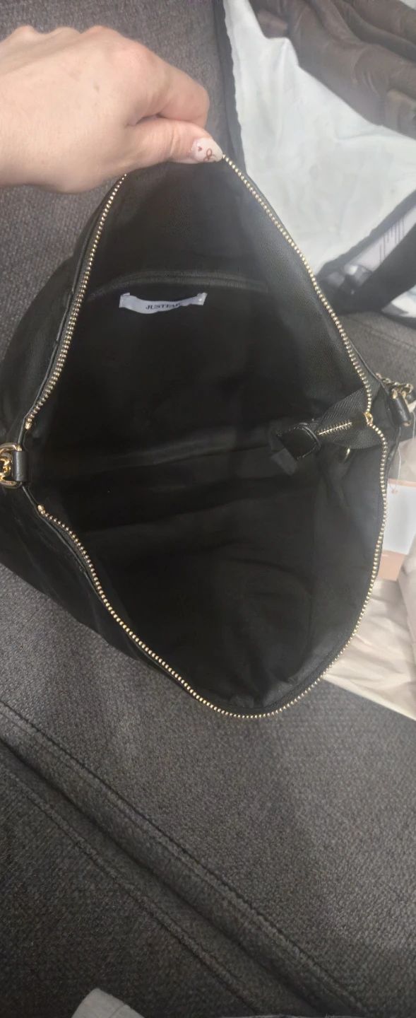 JustFab Quilted Black Handbag - photo 4