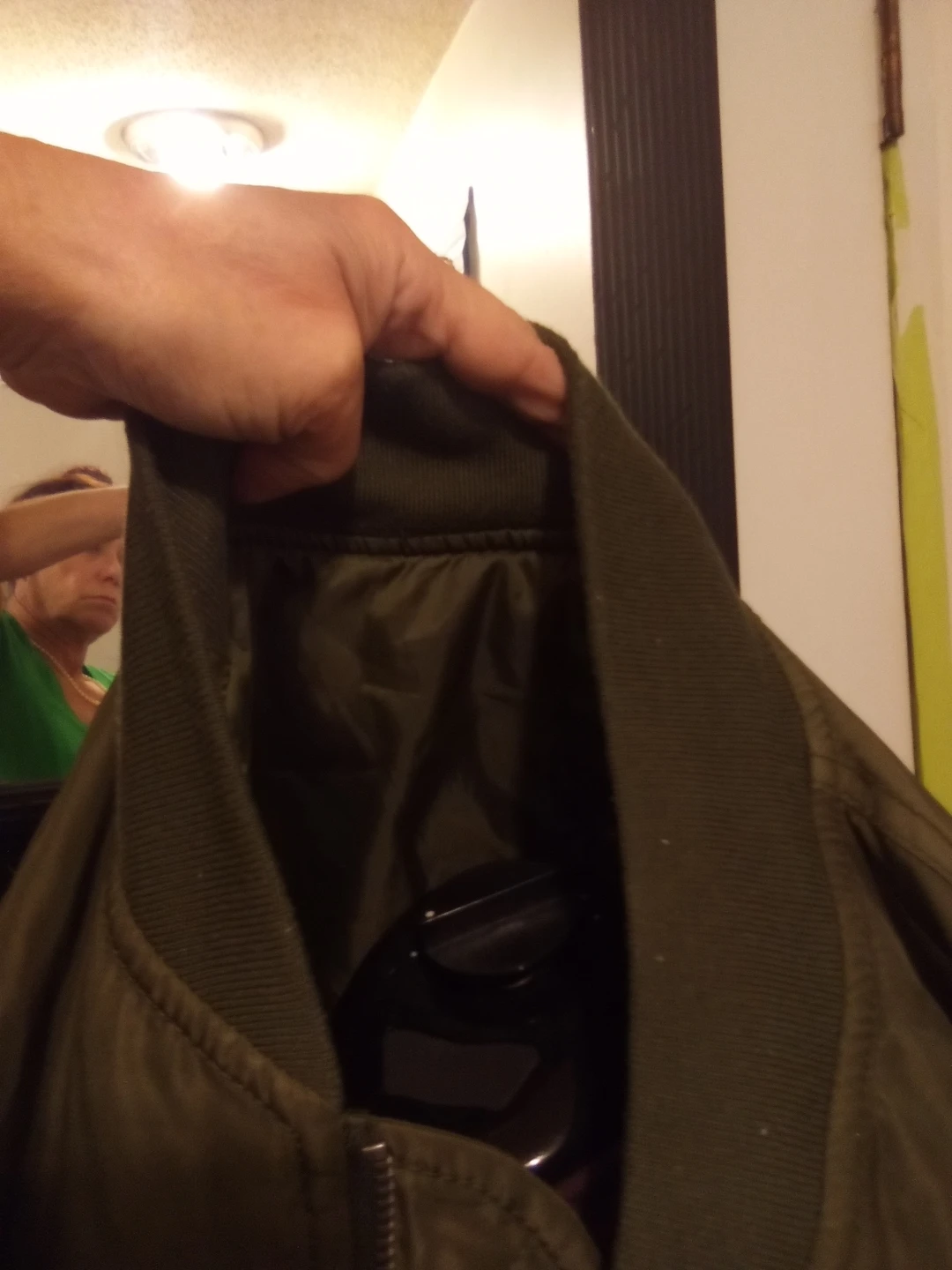 Olive Green Bomber Jacket - photo 4