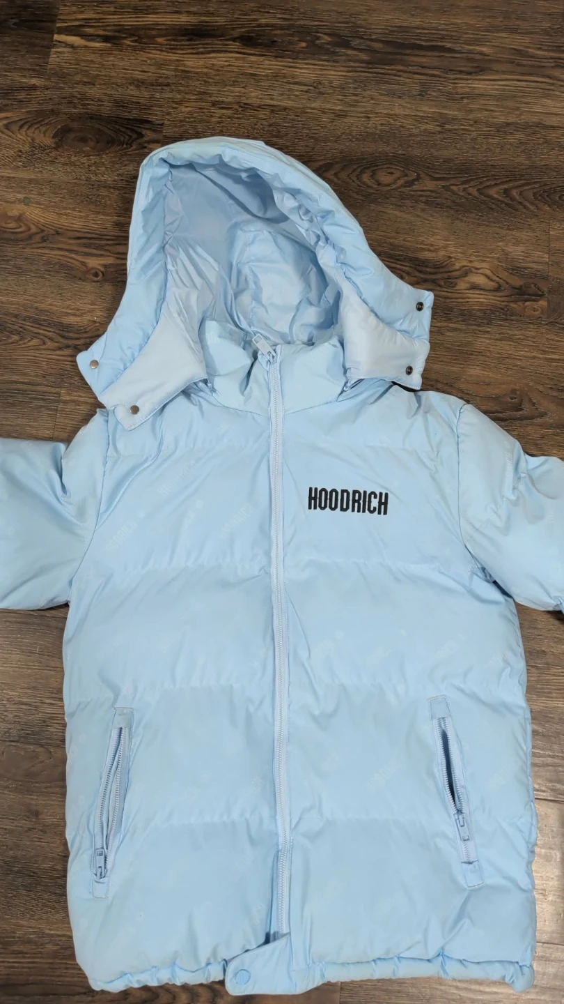 HOODRICH Light Blue Puffer Jacket Size M