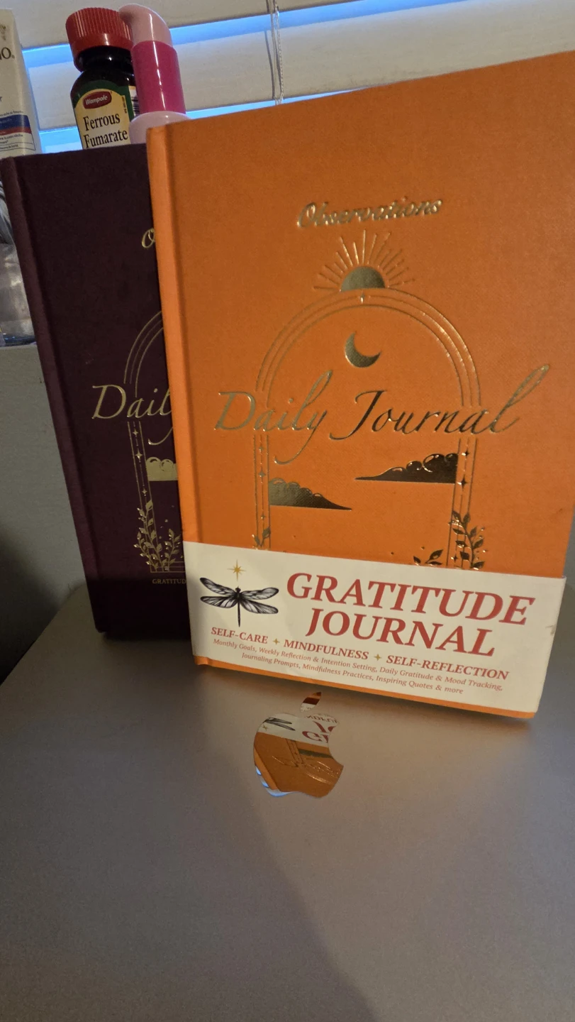 Find Your Own Magic Orange Daily Gratitude Journal - photo 3