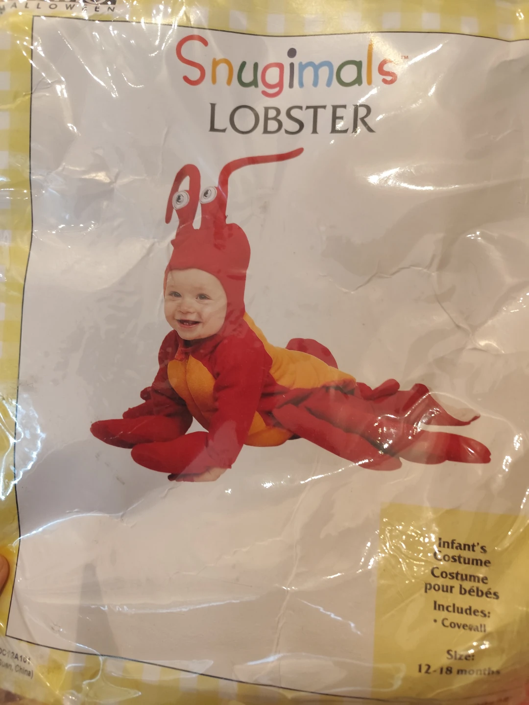 Snugimals Infant Lobster Costume