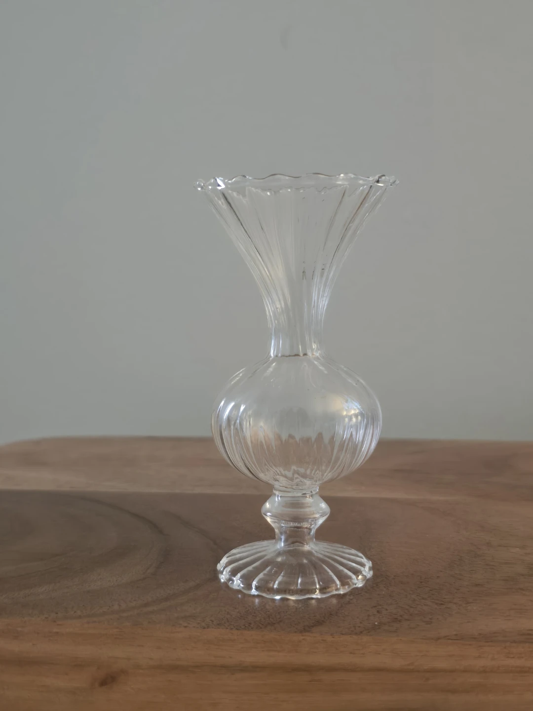 Mini Clear Glass Bud Vase