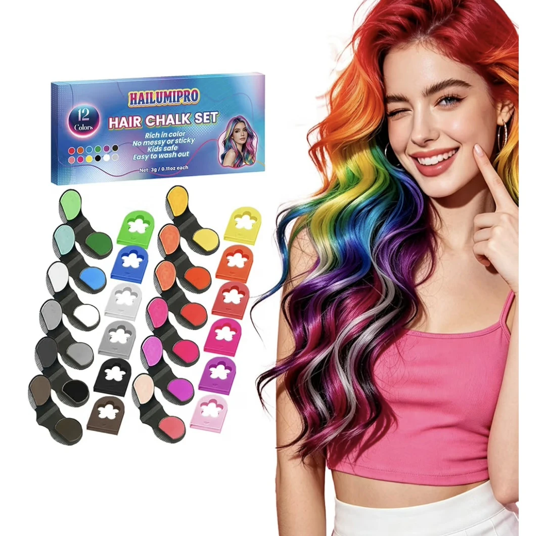 Hair Color Chalk For Kids/Girls