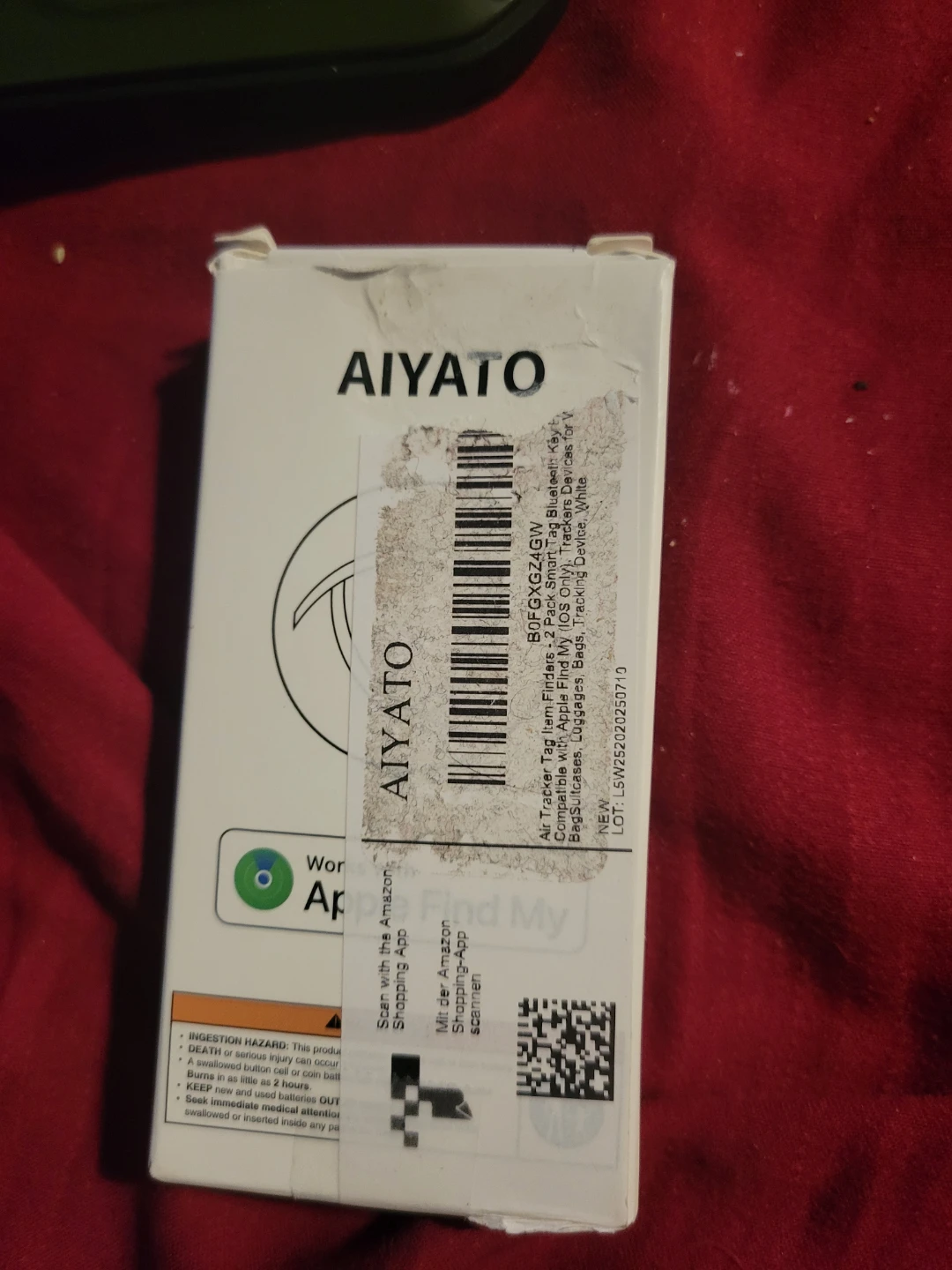 AIYATO 2 Pack Smart Tag Finders