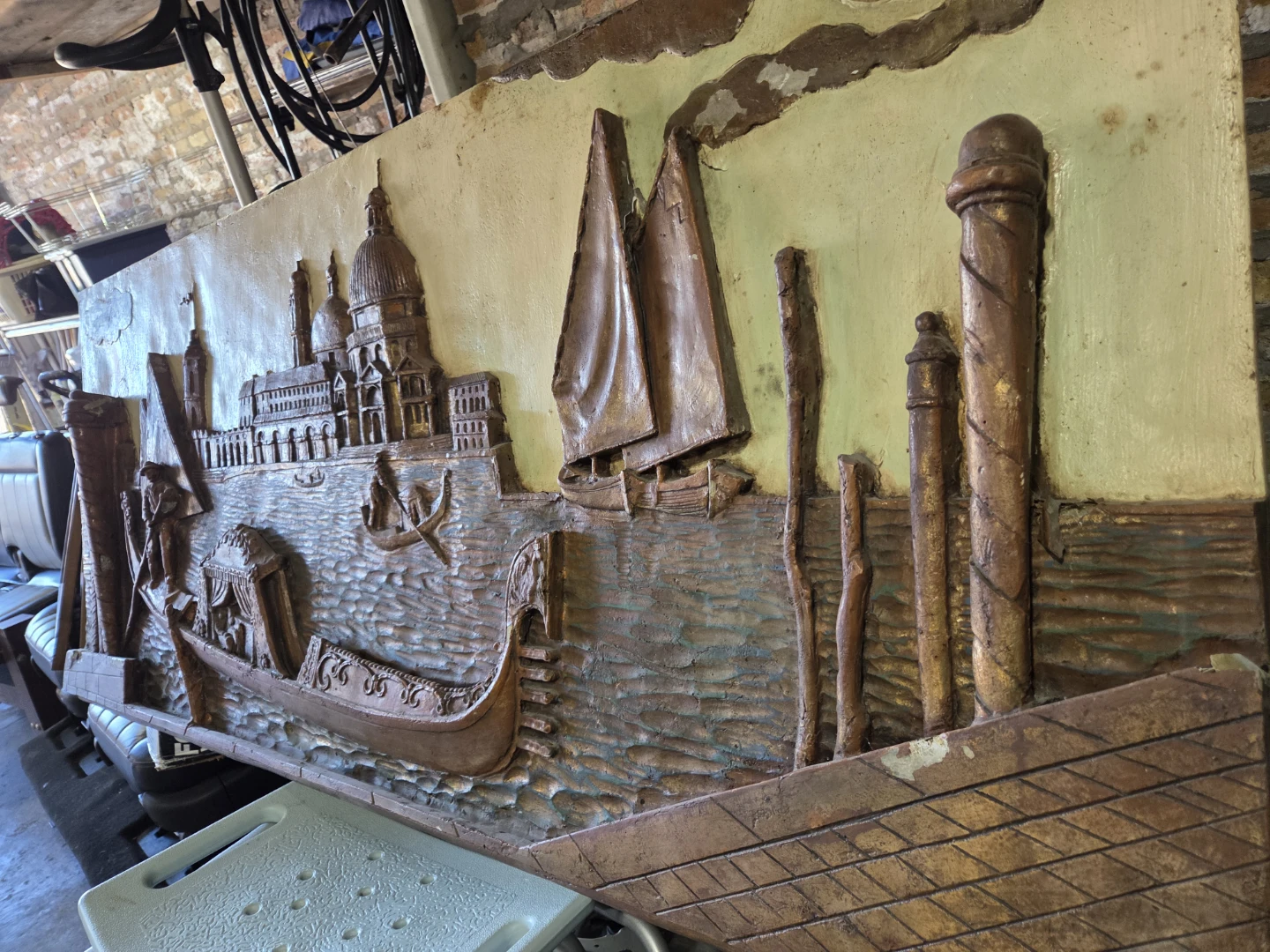 Venetian Scene Relief Wall Art - photo 4